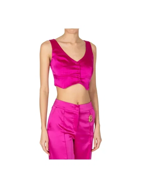 Kamizelka Babylon o krotszym kroju różowa