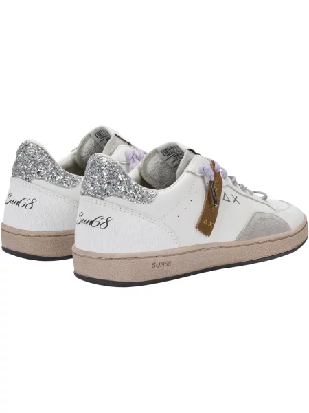 Pantofi Sun68 alb