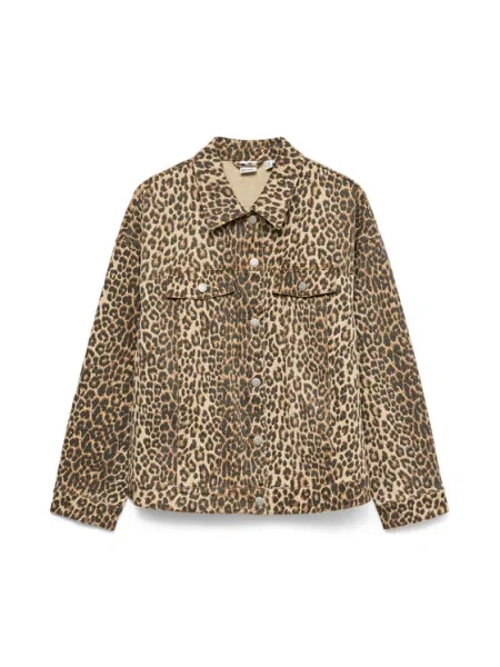 Vero Moda Дънково яке Tessa Oversize кафяв