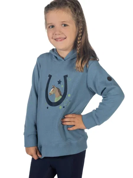 Bluza z kapturem dla dzieci HKM Kids Diana niebieska
