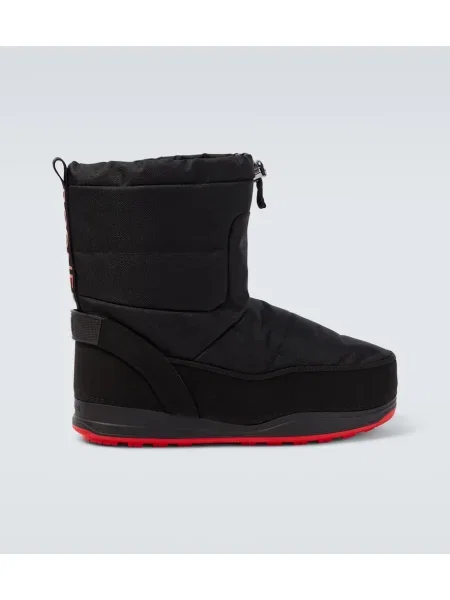 Botine Bogner cu șireturi din dantelă negru