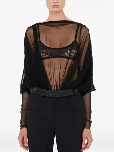 Body Christopher Esber transparente negru