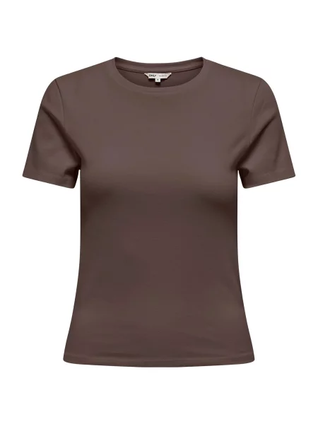 ONLY Tricou ONLRILEY ciocolatiu