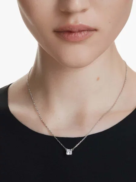 Naszyjnik Swarovski biały