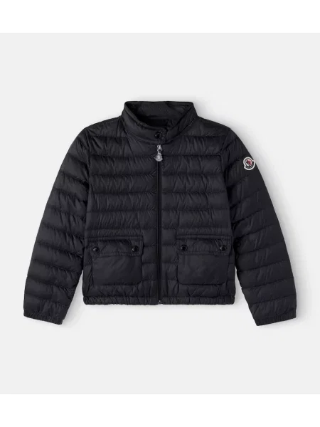 Pūkinė striukė Moncler Enfant juoda