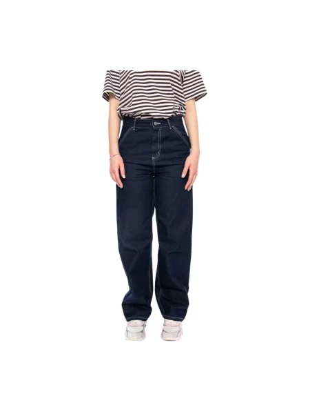 Jeansy Carhartt Wip niebieskie