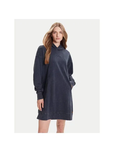 G-Star Raw Pletena obleka Relaxed Fit modra