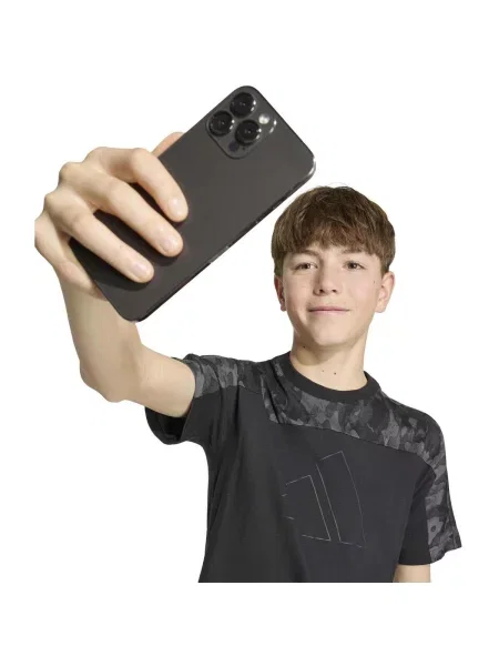 Gyerek póló Adidas fekete