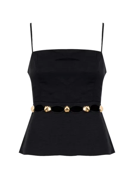 Top Simkhai z ćwiekami czarny