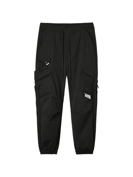 Pantaloni cargo Musium Div. cu cordon negru