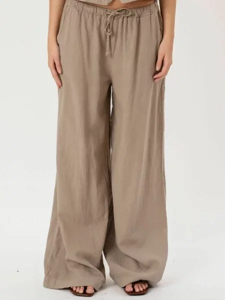 It's May Pantaloni Luna taupe gri