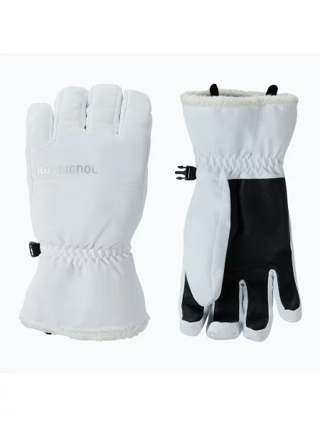 Mănuși de schi pentru femei Rossignol Perfy G white alb
