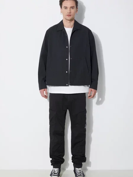 Neil Barrett kurtka Boxy Coach Jacket przejściowa czarny