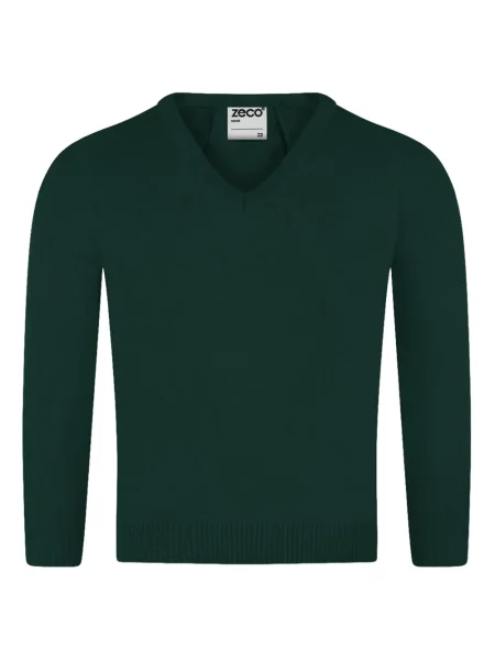 Sweter dziecięcy Zeco Schoolwear zielony