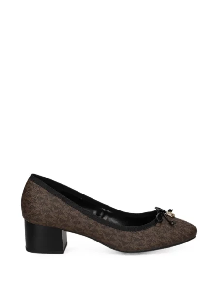 Pantofi cu toc Michael Michael Kors cu funde din piele de căprioară verde