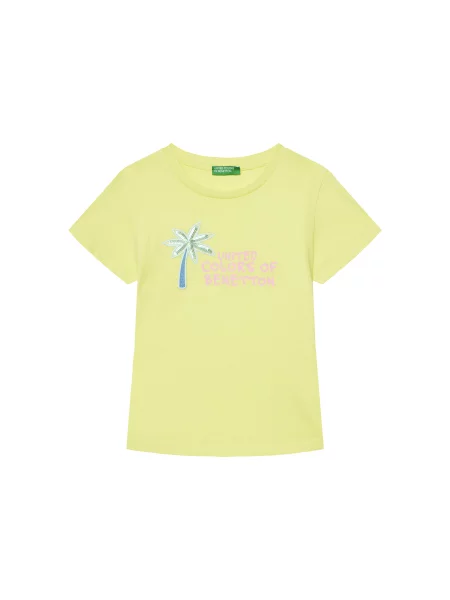 Футболка United Colors Of Benetton желтая