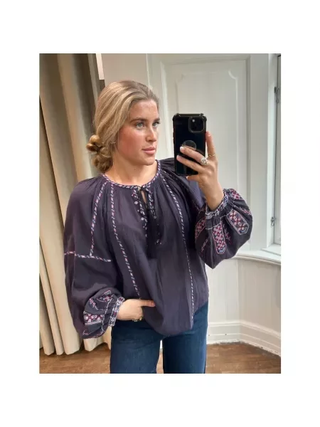Bluzka Isabel Marant fioletowa