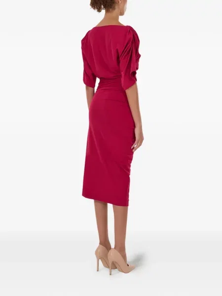 Decora rochie midi Wolford roșu