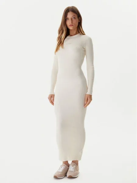 Guess Pletena obleka Écru