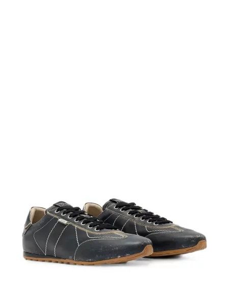 Sneakerși Allsaints din piele negru