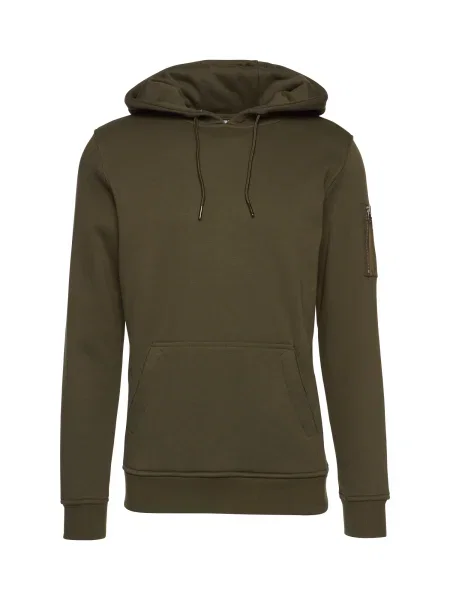 Urban Classics Mikina olivová šedá