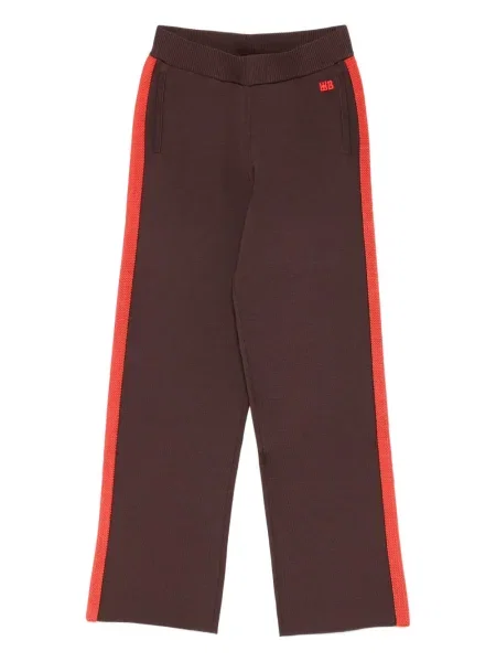 Pantaloni Wales Bonner maro