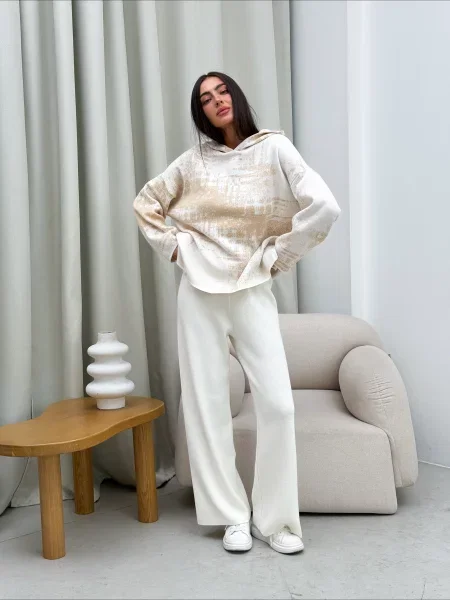 Штани ART KNIT білий