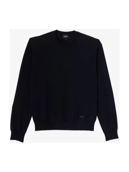Sweter A.p.c. wełniany niebieski