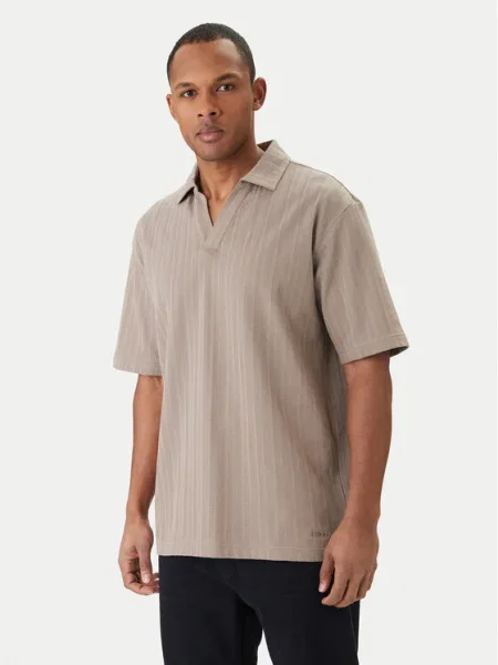 HUGO Tricou polo Dalibo bej