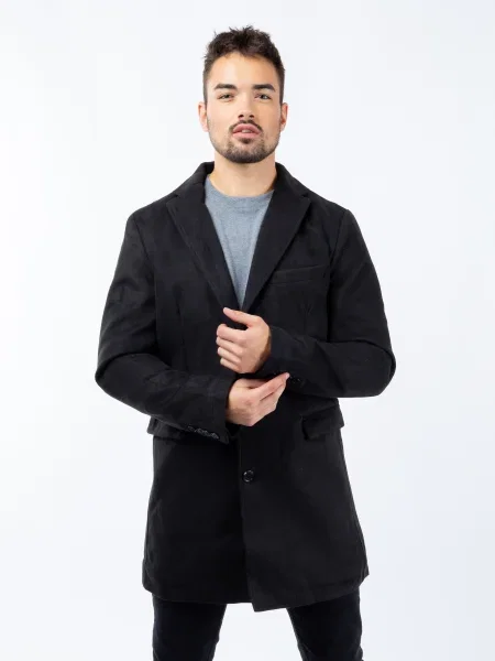 Palton Glano negru