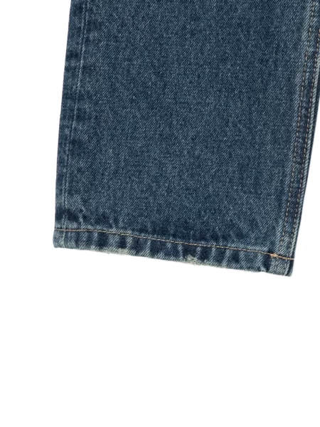 Jeansy straight leg dziecięce American Outfitters niebieskie