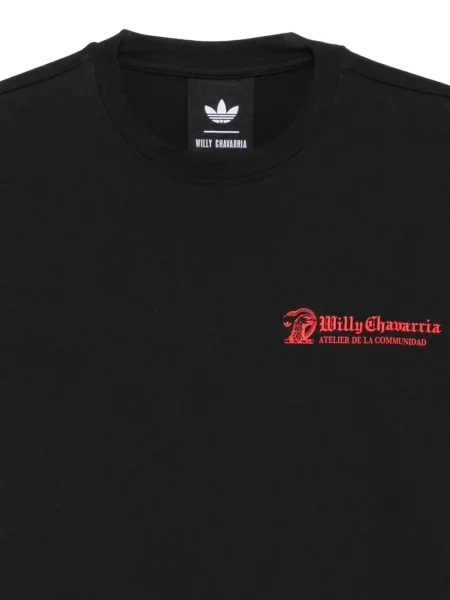 Tricou Willy Chavarria cu imagine negru