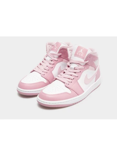Jordan Kotníkové tenisky Air Jordan 1 pink bílá