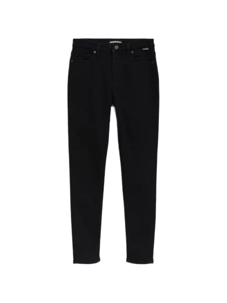 Слаб дънки skinny fit Armedangels черно