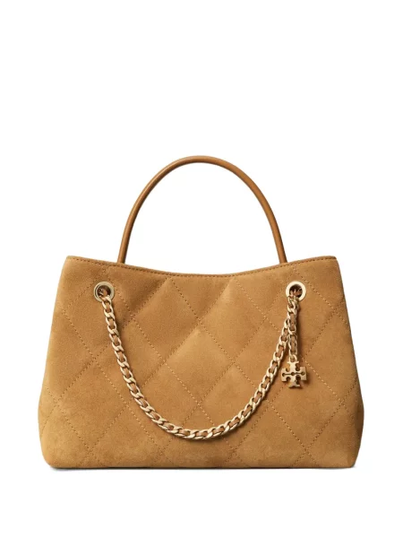 Geantă Tory Burch din piele de căprioară