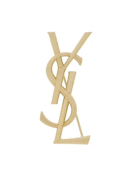Broszka Saint Laurent żółta