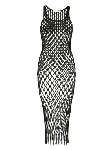 Rochie Christopher Esber tricotate de costum negru