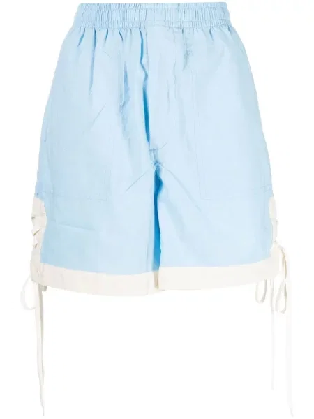 Bermudy Bode s vázáním modré