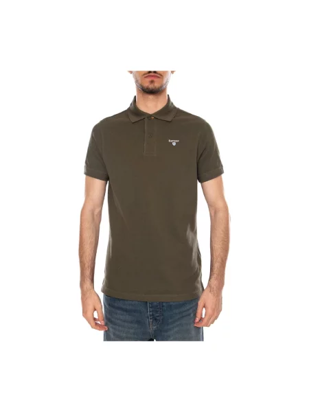 Koszulka polo Barbour zielona