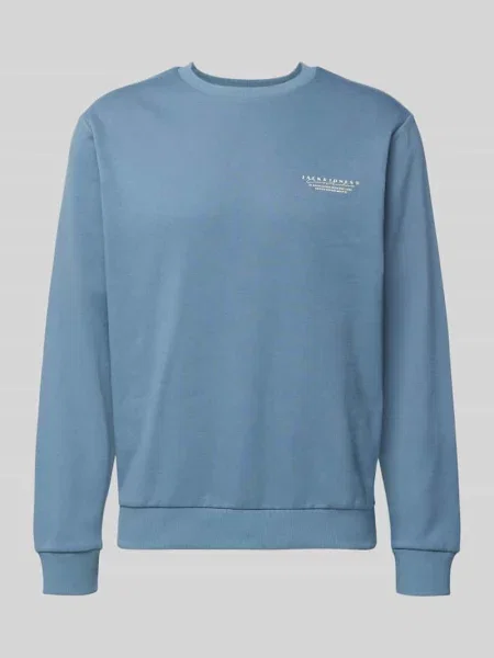Bluza z nadrukiem z logo Jack & Jones niebieska