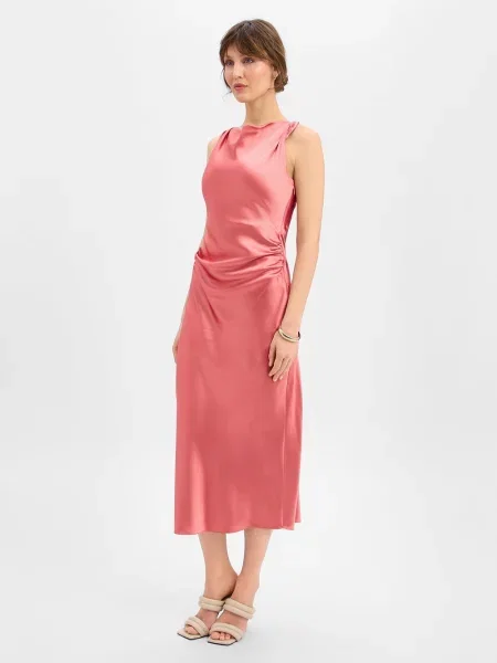 Marie Lund sukienka koktajlowa Kobiety jednolity 32 różowy