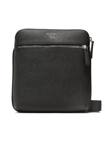 Плоска сумка Emporio Armani чорний