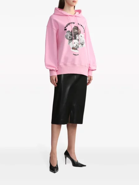 Raštuotas džemperis su gobtuvu Msgm