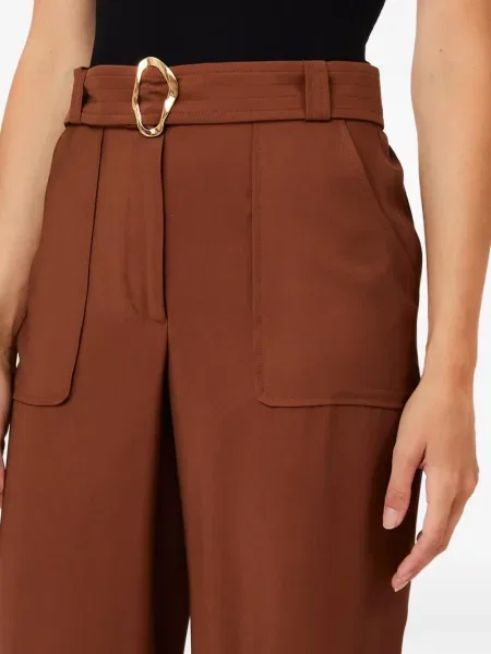Pantaloni Liu Jo cu cataramă maro