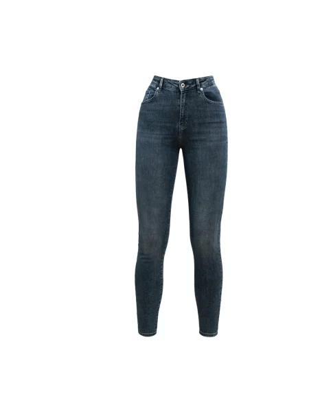 Skinny jeansy skinny Karl Lagerfeld czarne