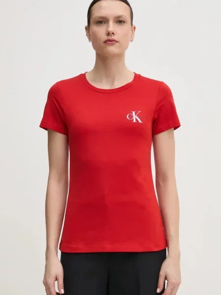 Calvin Klein Jeans tričko červené