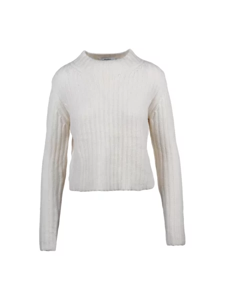 Sweter Max Mara wełniany biały