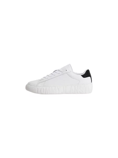 Tommy Jeans Sneakersy Leather Outsole biały
