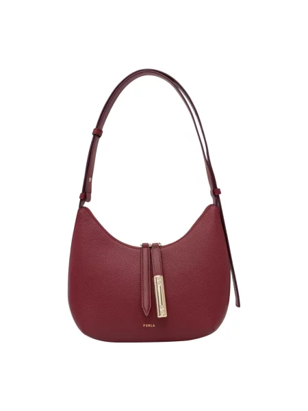 Furla torebka crossbody skórzana czerwona