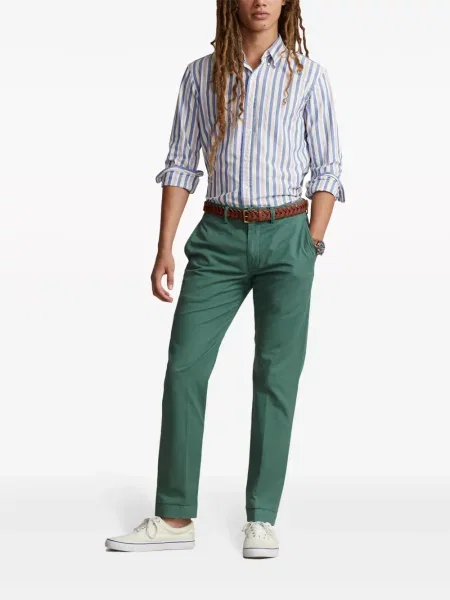 Lněná kšiltovka Polo Ralph Lauren růžová